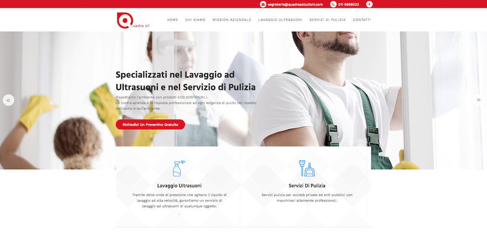 Siti Web Torino - Quadra Soluzioni