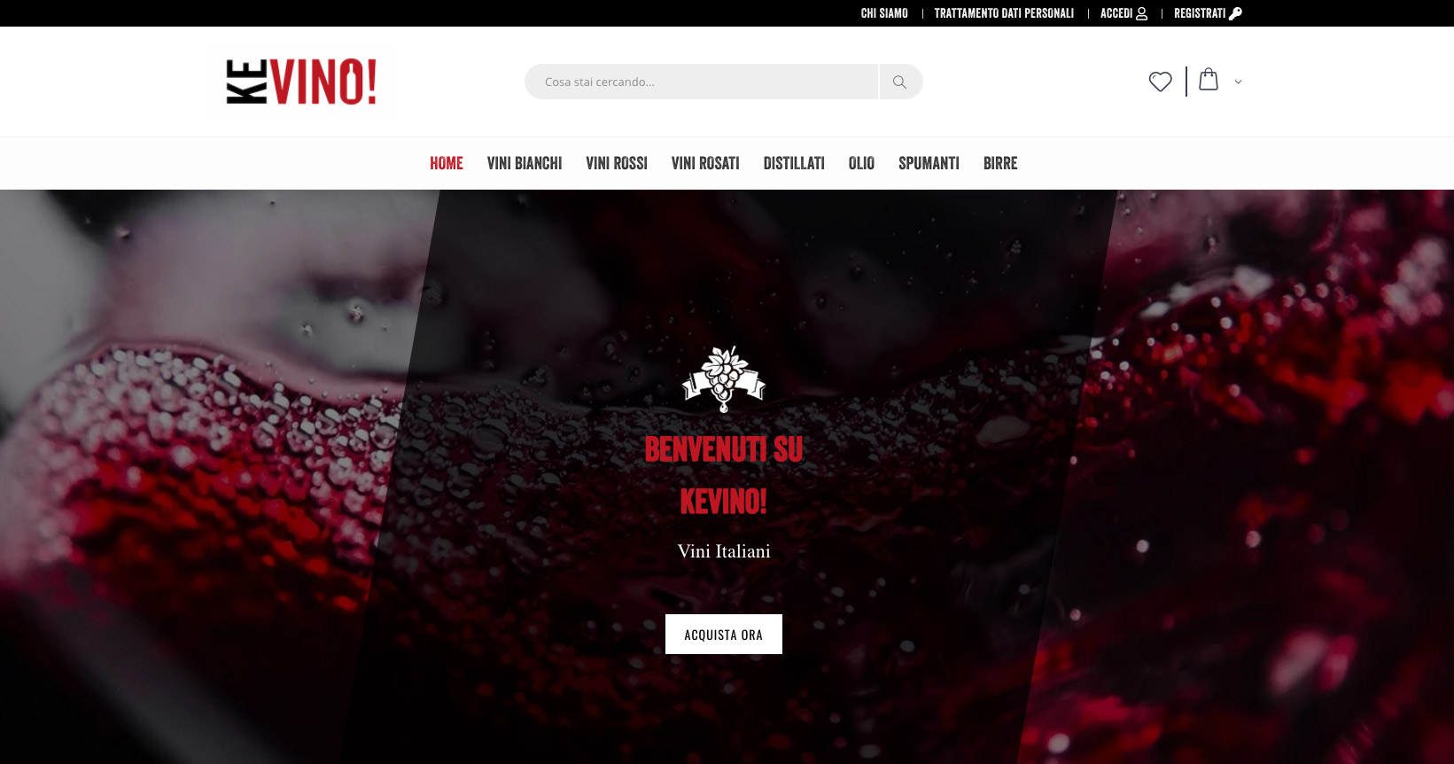 KE Vino - eCommerce di Vini Italiani