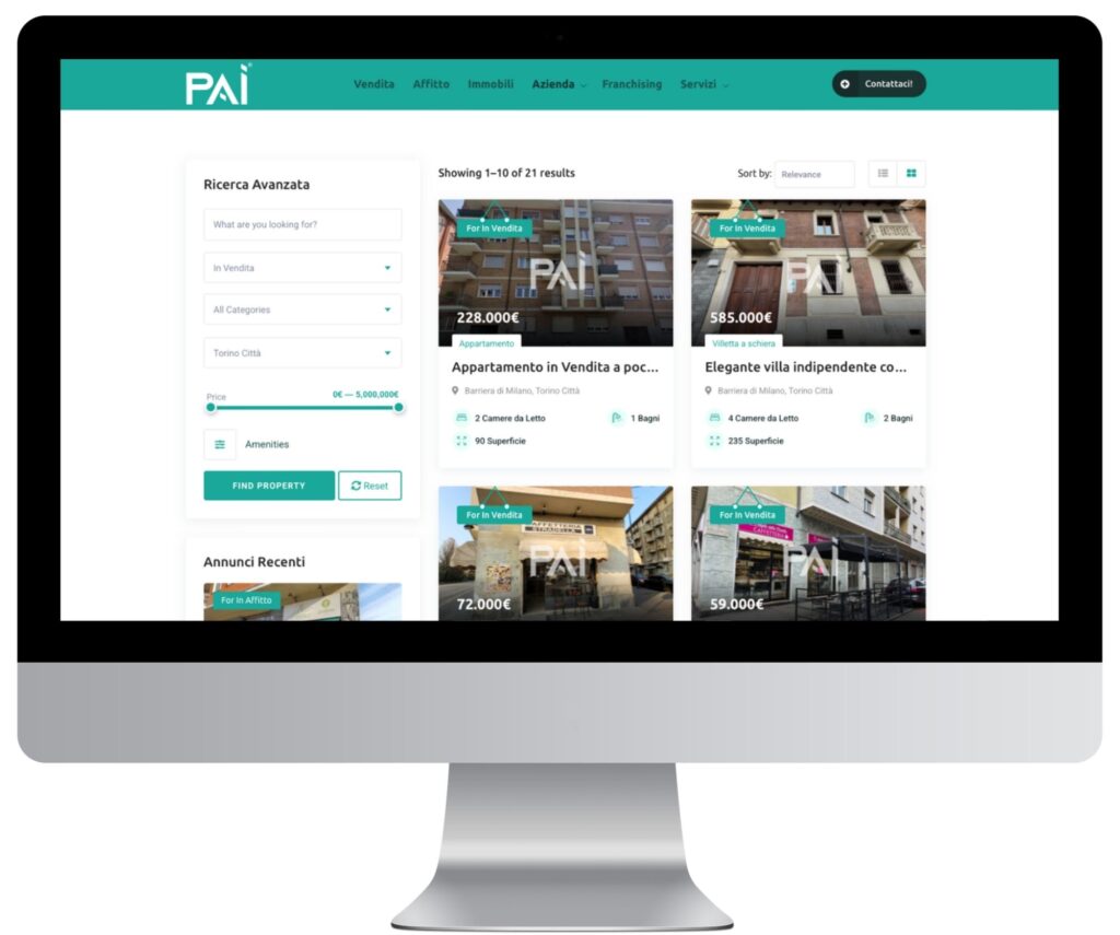 Immobiliare PAI Sito Vetrina