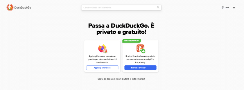 esempi di motori di ricerca