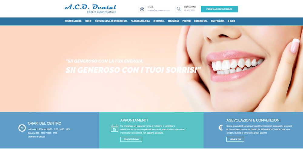 Siti Internet Torino - ACO Dental