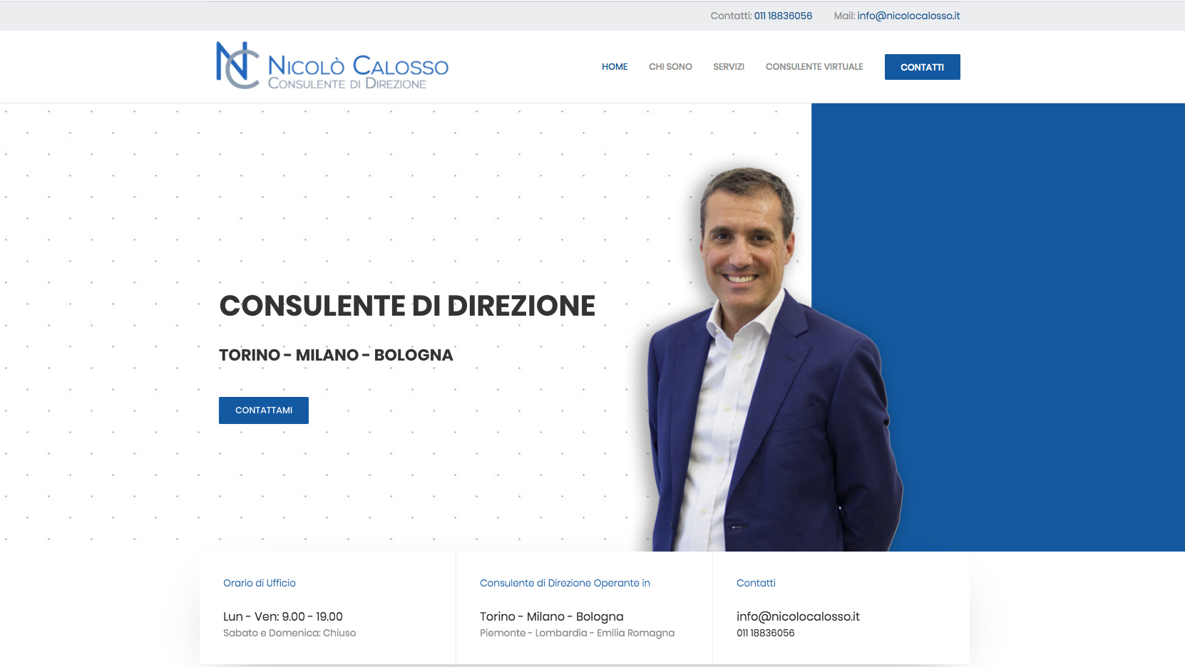 Siti Web per Consulente di Direzione a Torino