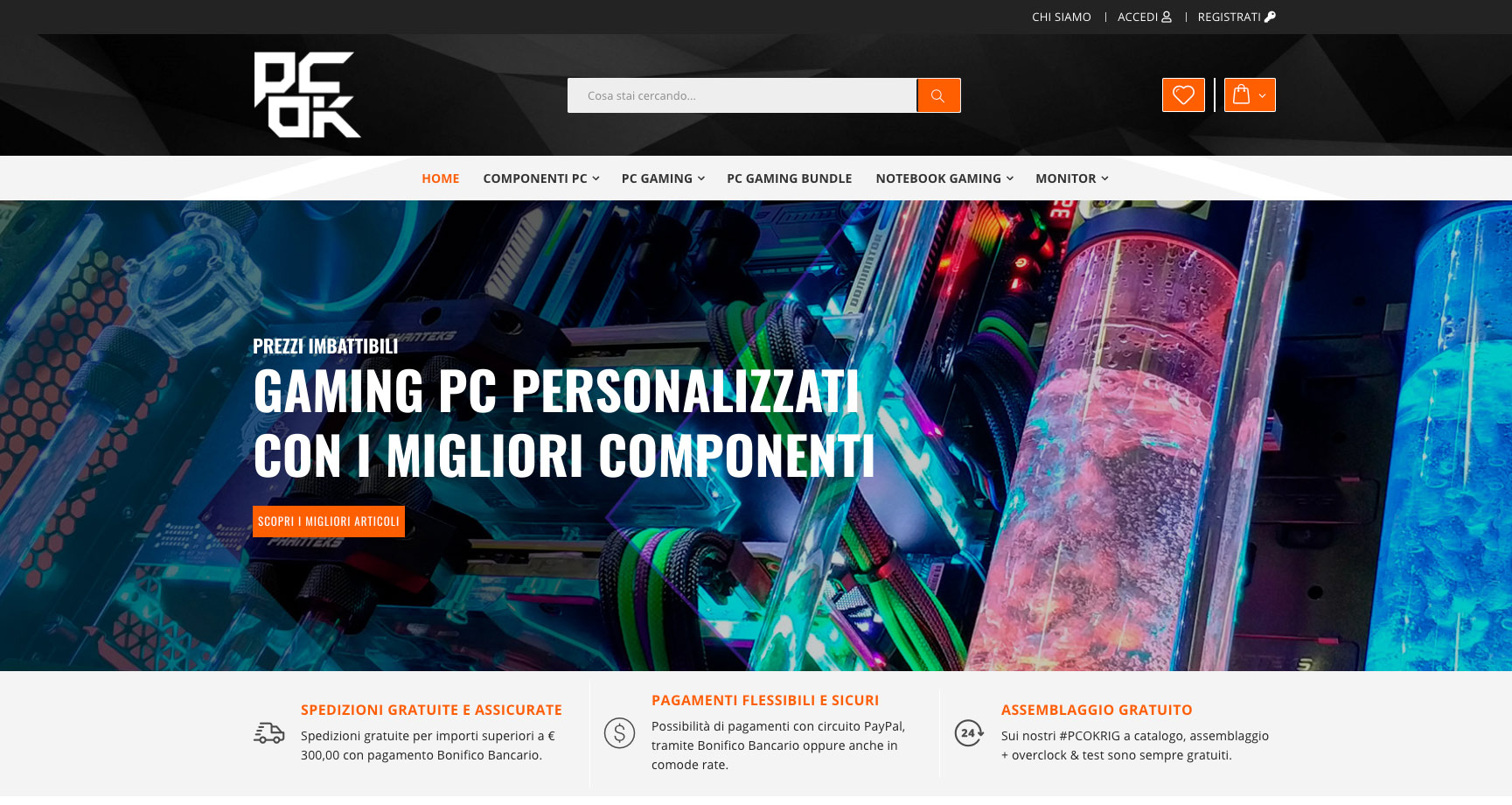 Siti eCommerce Gaming PC Torino
